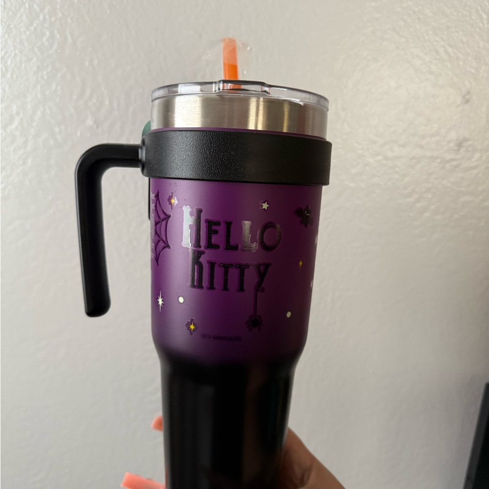 Hello Kitty Purple and Black Tumbler